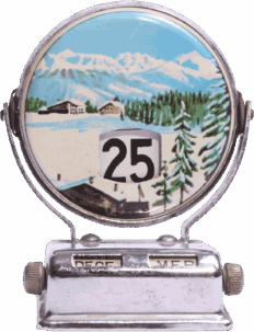 Calendrier Perpetuel - CHINE DE NOEL